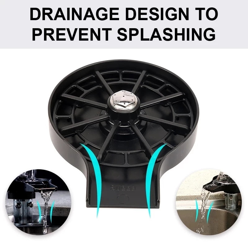 Glass Rinser Automatic Cup WasherFor a quick, easy and efficient way to get your cups and glasses sparkling, the Glass Rinser Automatic Cup Washer is the perfect solution. Whether youâre washing bGlass Rinser Automatic Cup Washer
