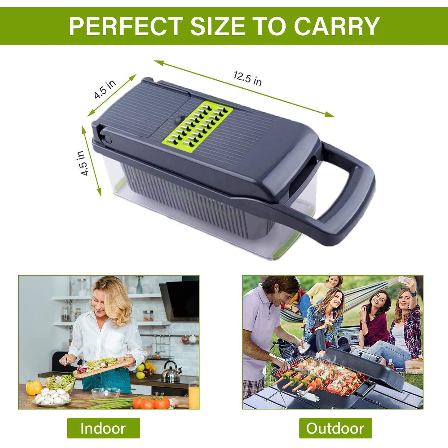 Vegetable Chopper KitchenRevolutionize your kitchen experience with our versatile Vegetable Chopper Slicer, a true multitasking marvel. This 10-piece set equips you with the essential tools Vegetable Chopper Kitchen
