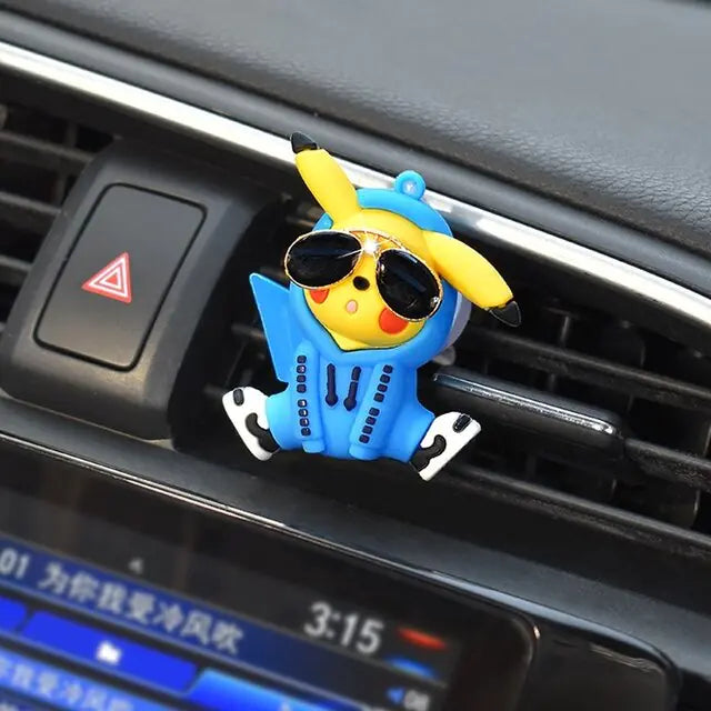 Pokemon Pikachu Car Aromatherapy Clip Cute Anime Doll CarIntroducing the adorable **Pokemon Pikachu Car Aromatherapy Clip** – the perfect fusion of cuteness and functionality for any Pokemon enthusiast and car lover!CraftePokemon Pikachu Car Aromatherapy Clip Cute Anime Doll Car