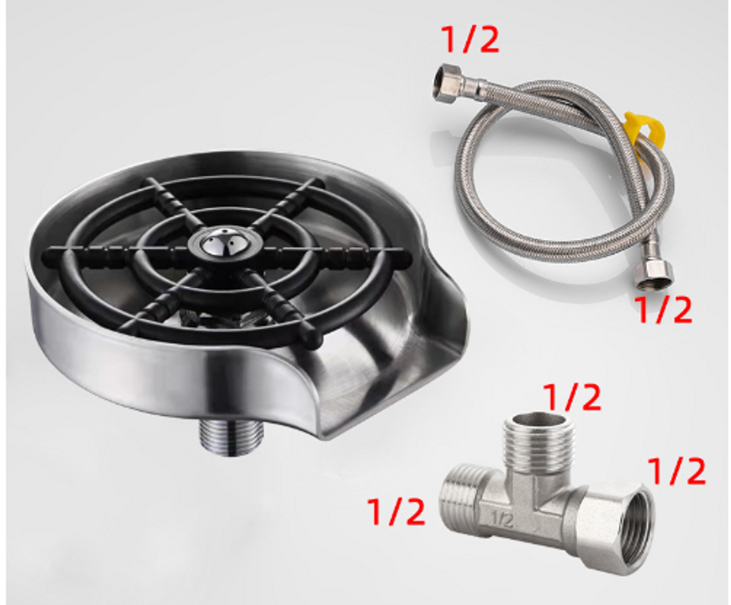 Glass Rinser Automatic Cup WasherFor a quick, easy and efficient way to get your cups and glasses sparkling, the Glass Rinser Automatic Cup Washer is the perfect solution. Whether youâre washing bGlass Rinser Automatic Cup Washer