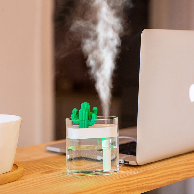 160ML Ultrasonic Air Humidifier Clear Cactus Color Light USB EssentialAre you looking for a humidifier that will improve the quality of your air and make your home more comfortable? Look no further than the 160ML Ultrasonic Air Humidif160ML Ultrasonic Air Humidifier Clear Cactus Color Light USB Essential Oil Diffuser Car Purifier Aroma Diffusor Anion Mist Maker
