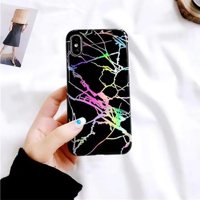 Laser Marble CasesIlluminate Your Style with Laser Marble CasesElevate your phone's protection with our Laser Marble Cases, featuring a captivating blend of marble patterns and laser-Laser Marble Cases