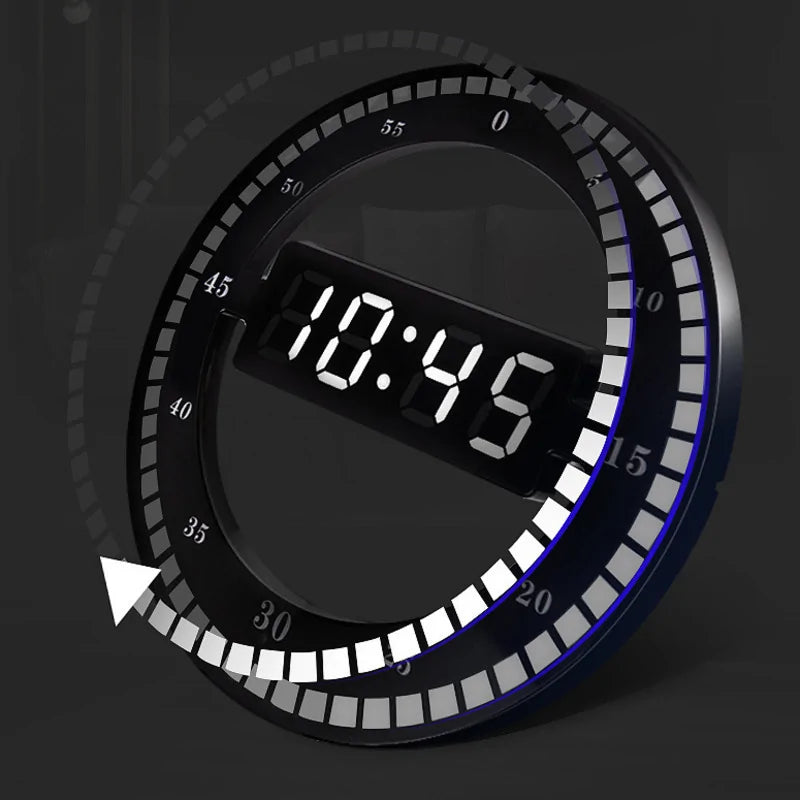 Digital Wall ClockUpgrade your timekeeping game with our LED Digital Wall Clock! Sleek, modern, and oh-so-convenient, this clock is the perfect addition to any home or office. With itDigital Wall Clock