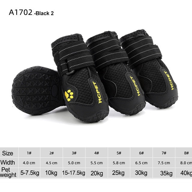 Waterproof Reflective Dog BootsSpecifications:
Type: Dog BootsMaterial: 100% CottonWaterproof Reflective Dog Boots