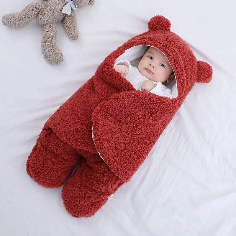 Baby Sleeping BagIntroducing our Baby Sleeping Bag – the ultimate cozy companion for your little one's winter slumbers! Crafted from plush Berber fleece and lined with pure cotton, tBaby Sleeping Bag