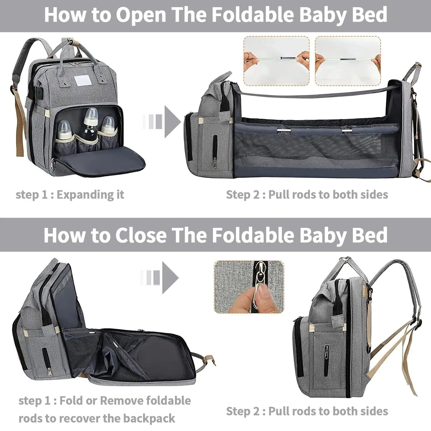 Baby Diaper Bag Nappy Stroller For BabyYour Trusted Companion for Parenthood Adventures!Introducing our Baby Diaper Bag Nappy Stroller—a must-have for every parent on the go! Designed with convenience andBaby Diaper Bag Nappy Stroller