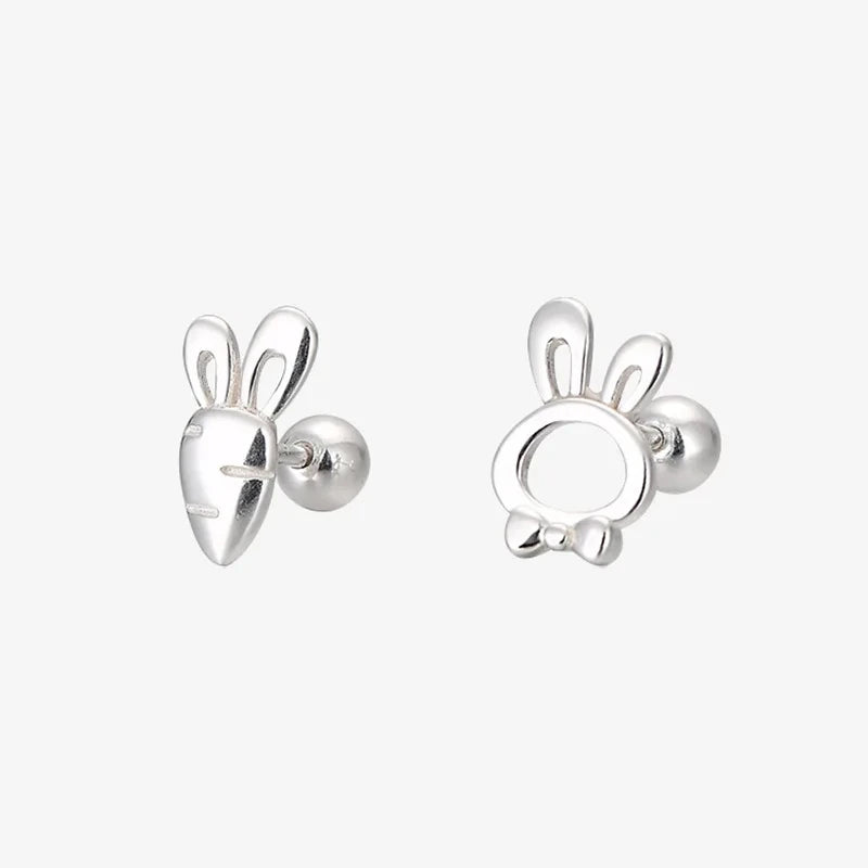 Korean 925 Silver Needle Tragus Piercing Helix Studs Earrings for WomeKorean 925 Silver Needle Tragus Piercing Helix Studs Earrings