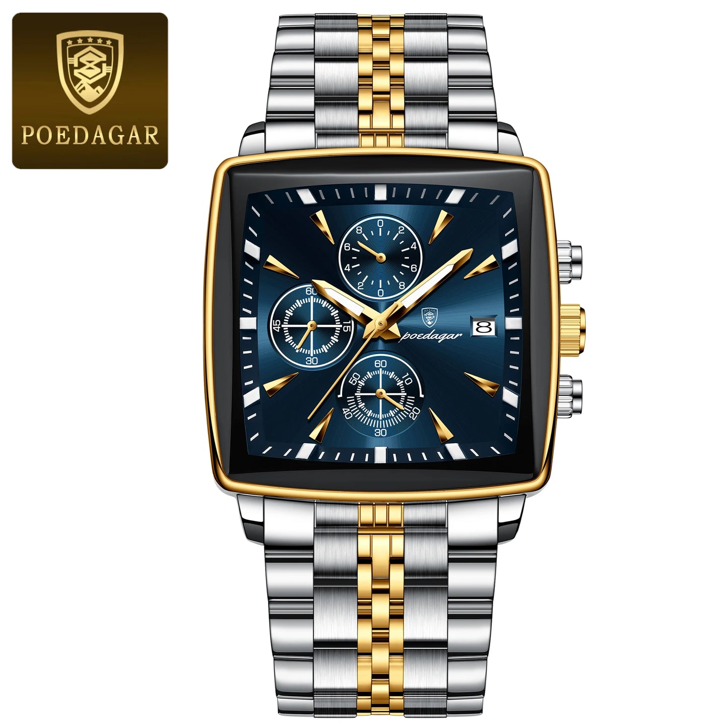 POEDAGAR Luxury Square Sport Man Wristwatch Waterproof Luminous ChronoPackage Included:
1 x POEDAGAR Clock
1 x POEDAGAR Box
1 x Watchband adjust tool
1 x Watch wipe
1 x Warranty card
After-Sales Service:
If you have any questionPOEDAGAR Luxury Square Sport Man Wristwatch Waterproof Luminous Chronograph Quartz Men'