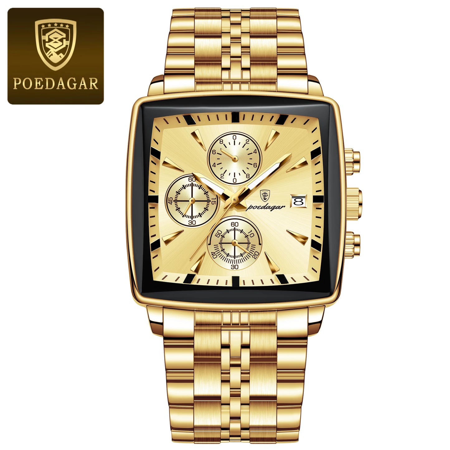 POEDAGAR Luxury Square Sport Man Wristwatch Waterproof Luminous ChronoPackage Included:
1 x POEDAGAR Clock
1 x POEDAGAR Box
1 x Watchband adjust tool
1 x Watch wipe
1 x Warranty card
After-Sales Service:
If you have any questionPOEDAGAR Luxury Square Sport Man Wristwatch Waterproof Luminous Chronograph Quartz Men'