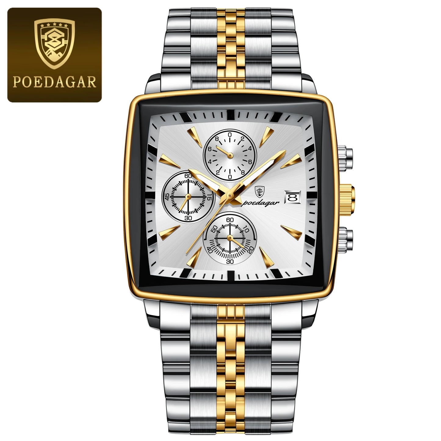 POEDAGAR Luxury Square Sport Man Wristwatch Waterproof Luminous ChronoPackage Included:
1 x POEDAGAR Clock
1 x POEDAGAR Box
1 x Watchband adjust tool
1 x Watch wipe
1 x Warranty card
After-Sales Service:
If you have any questionPOEDAGAR Luxury Square Sport Man Wristwatch Waterproof Luminous Chronograph Quartz Men'