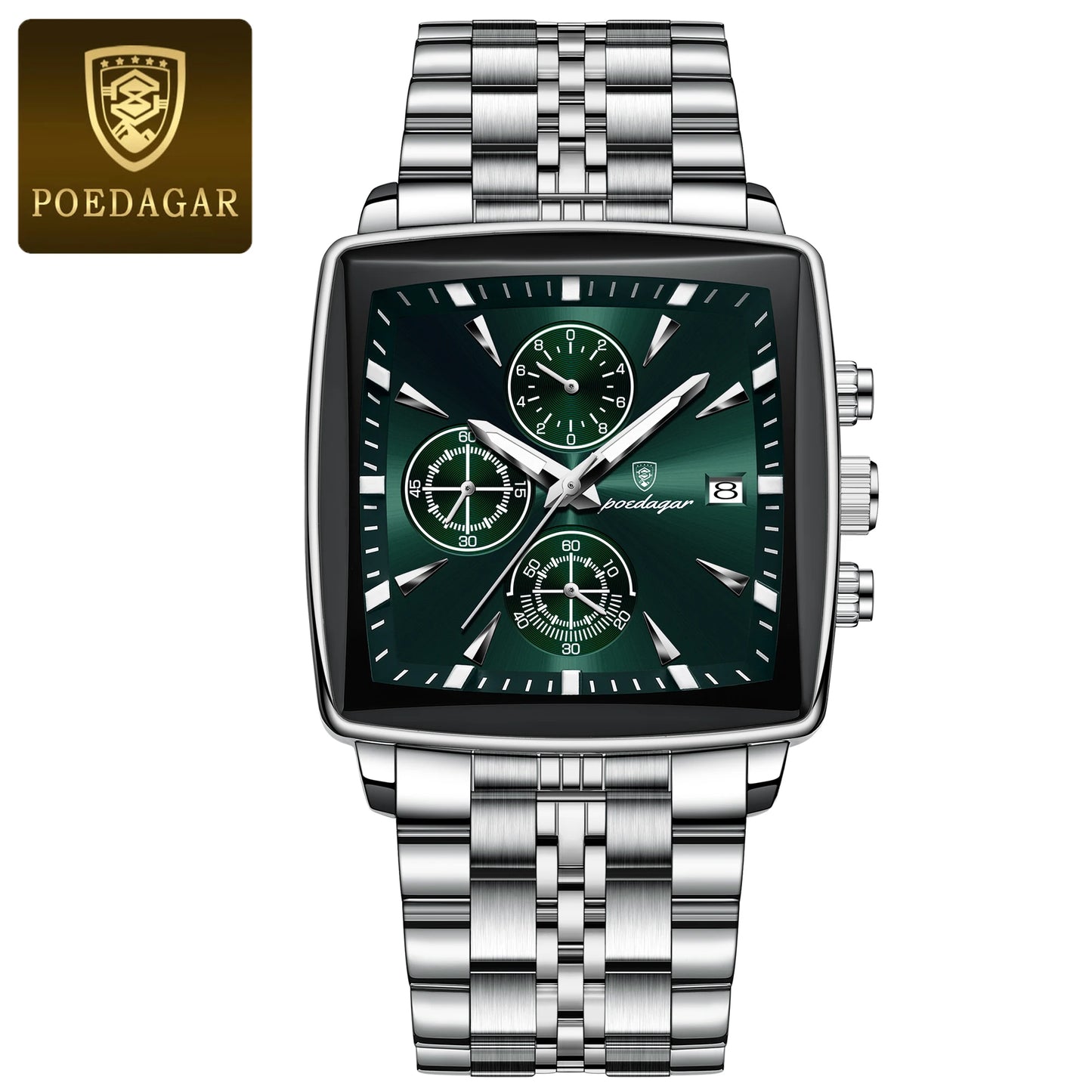 POEDAGAR Luxury Square Sport Man Wristwatch Waterproof Luminous ChronoPackage Included:
1 x POEDAGAR Clock
1 x POEDAGAR Box
1 x Watchband adjust tool
1 x Watch wipe
1 x Warranty card
After-Sales Service:
If you have any questionPOEDAGAR Luxury Square Sport Man Wristwatch Waterproof Luminous Chronograph Quartz Men'