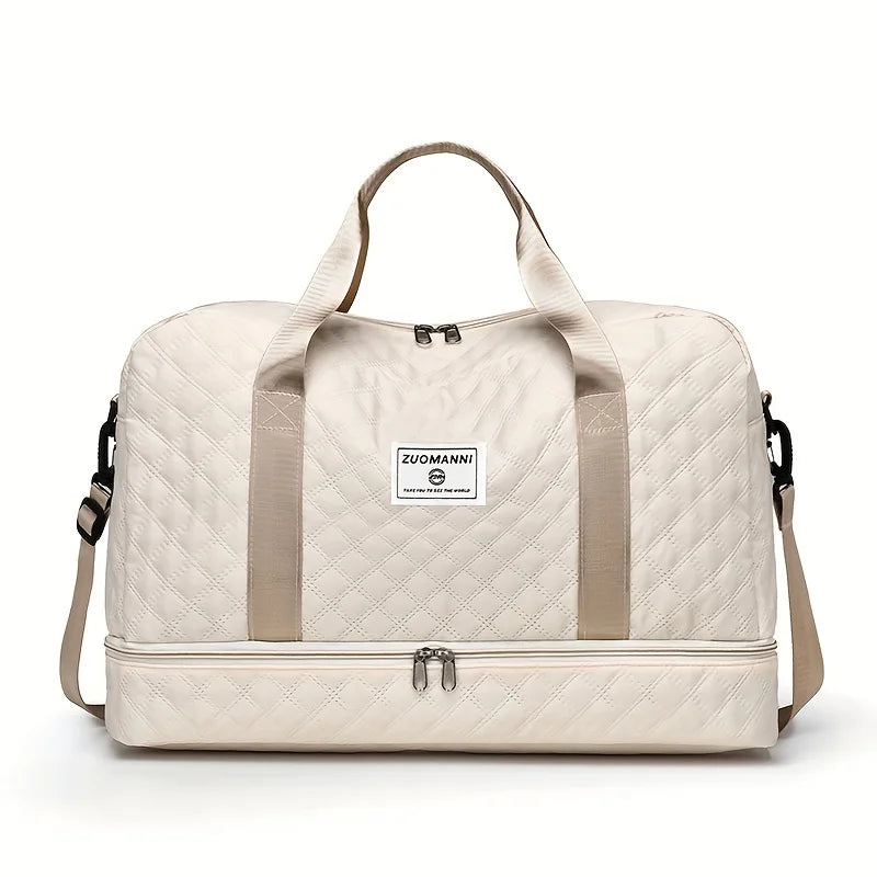 1Pcs WomenTravel Handbag Large Capacity Travel Luggage Portable Suitable Short Long Distance Travel Fitness Storage Bag