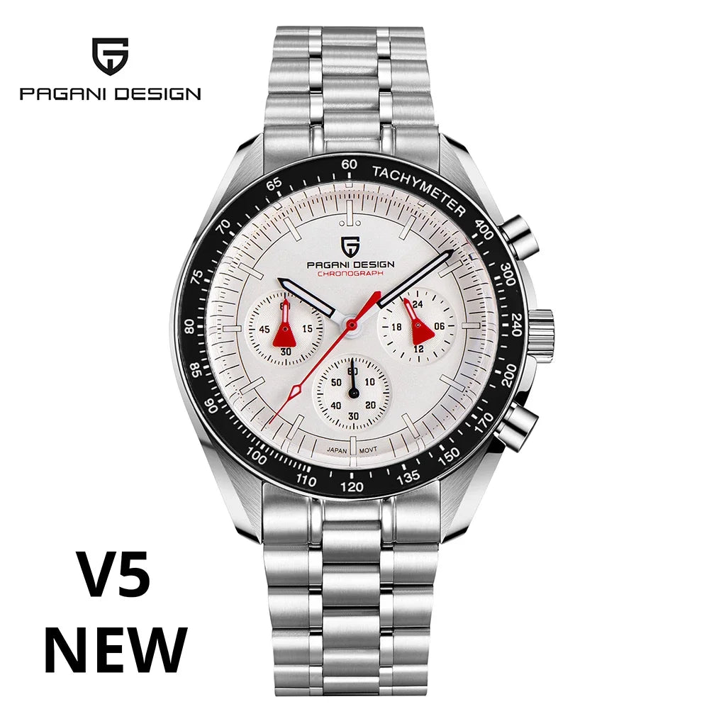 PAGANI DESIGN 2024 New Men's Watches Top Luxury Quartz Watch For Men A**Newly added AR coated sapphire glas s**
PAGANI DESIGN Moon Watch: PAGANI DESIGN presents the new Moonwatch, a watch that not only gives you the feeling Men Auto Date Speed Chronograph AR Sapphire Mirror Wrist watch