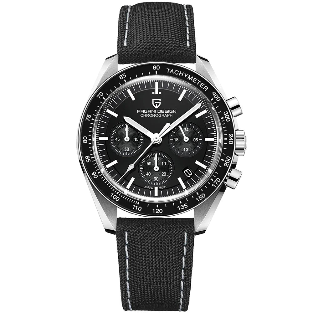 PAGANI DESIGN 2024 New Men's Watches Top Luxury Quartz Watch For Men A**Newly added AR coated sapphire glas s**
PAGANI DESIGN Moon Watch: PAGANI DESIGN presents the new Moonwatch, a watch that not only gives you the feeling Men Auto Date Speed Chronograph AR Sapphire Mirror Wrist watch