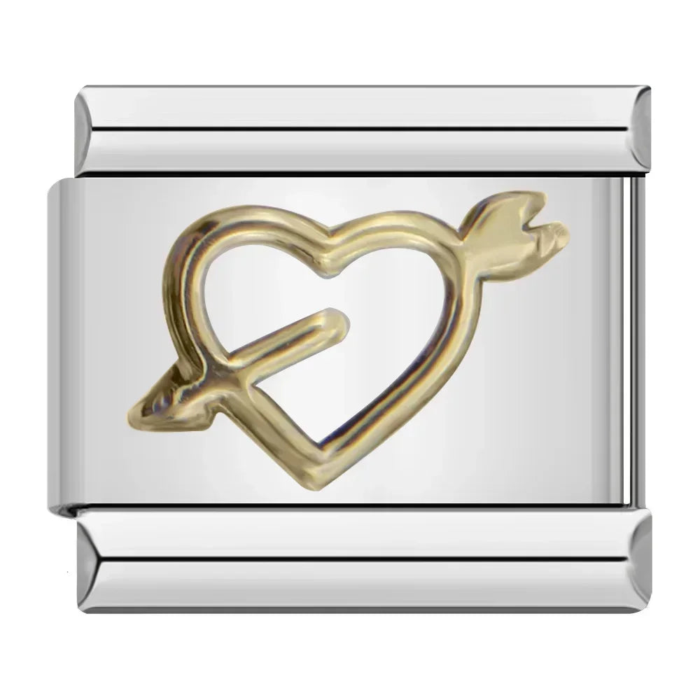 Hapiship 2024 New Fashion 26 English Letters Italian Charm Links Fit 9* Brand:Hapiship
* Make a Happy Bracelet !Fashion 26 English Letters Italian Charm Links Fit 9mm Stainless Steel Bracelet Making Women Jewelry DJ110