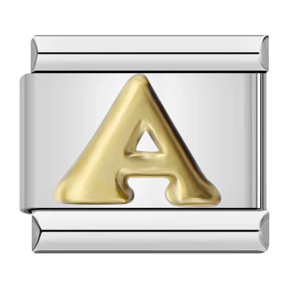 Hapiship 2024 New Fashion 26 English Letters Italian Charm Links Fit 9* Brand:Hapiship
* Make a Happy Bracelet !Fashion 26 English Letters Italian Charm Links Fit 9mm Stainless Steel Bracelet Making Women Jewelry DJ110