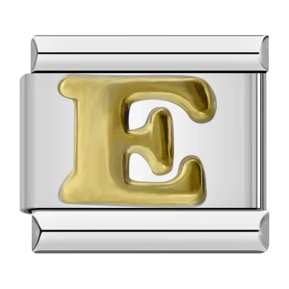 Hapiship 2024 New Fashion 26 English Letters Italian Charm Links Fit 9* Brand:Hapiship
* Make a Happy Bracelet !Fashion 26 English Letters Italian Charm Links Fit 9mm Stainless Steel Bracelet Making Women Jewelry DJ110