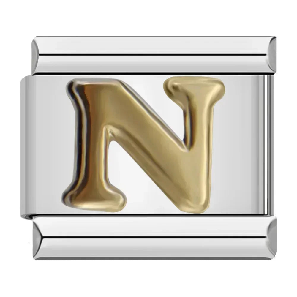Hapiship 2024 New Fashion 26 English Letters Italian Charm Links Fit 9* Brand:Hapiship
* Make a Happy Bracelet !Fashion 26 English Letters Italian Charm Links Fit 9mm Stainless Steel Bracelet Making Women Jewelry DJ110