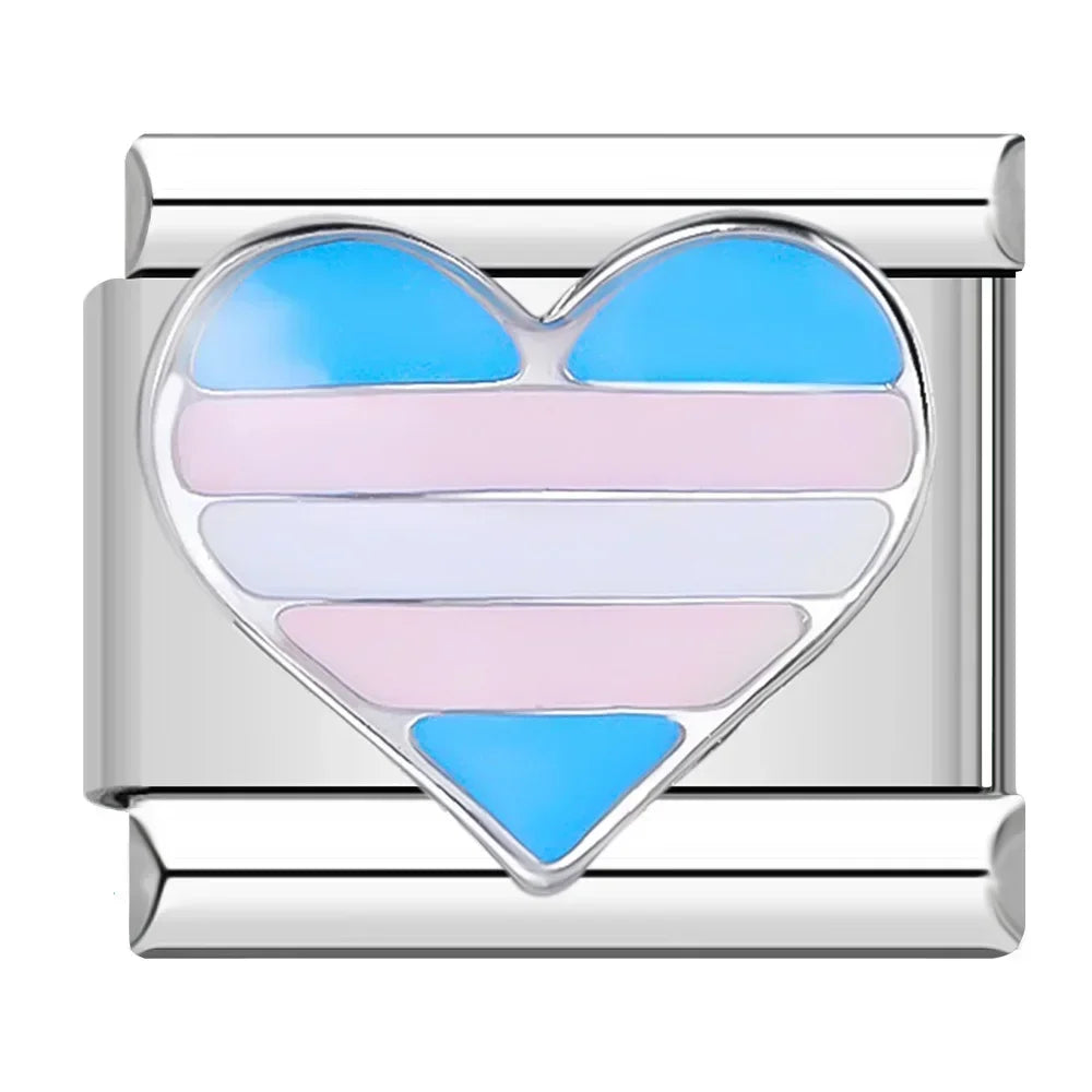 Hapiship Romantic Colour Heart Star Flwoer Tai Chi Italian Charm Links* Brand:Hapiship
* Make a Happy Bracelet !Hapiship Romantic Colour Heart Star Flwoer Tai Chi Italian Charm Links Fit 9mm Stainless Steel Bracelet Jewelry DIY Making DJ597