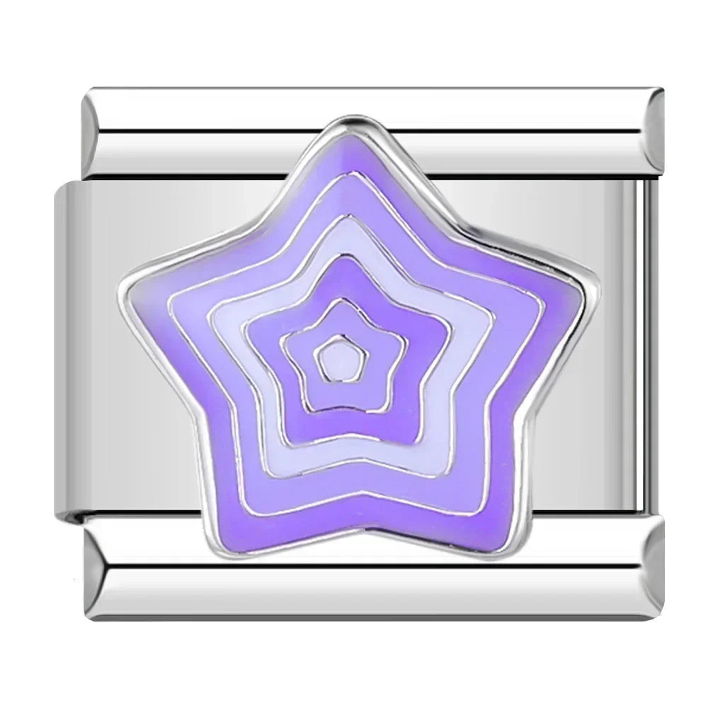 Hapiship Romantic Colour Heart Star Flwoer Tai Chi Italian Charm Links* Brand:Hapiship
* Make a Happy Bracelet !Hapiship Romantic Colour Heart Star Flwoer Tai Chi Italian Charm Links Fit 9mm Stainless Steel Bracelet Jewelry DIY Making DJ597