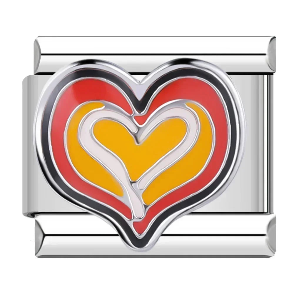 Hapiship Romantic Colour Heart Star Flwoer Tai Chi Italian Charm Links* Brand:Hapiship
* Make a Happy Bracelet !Hapiship Romantic Colour Heart Star Flwoer Tai Chi Italian Charm Links Fit 9mm Stainless Steel Bracelet Jewelry DIY Making DJ597