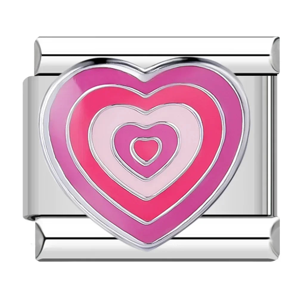 Hapiship Romantic Colour Heart Star Flwoer Tai Chi Italian Charm Links* Brand:Hapiship
* Make a Happy Bracelet !Hapiship Romantic Colour Heart Star Flwoer Tai Chi Italian Charm Links Fit 9mm Stainless Steel Bracelet Jewelry DIY Making DJ597