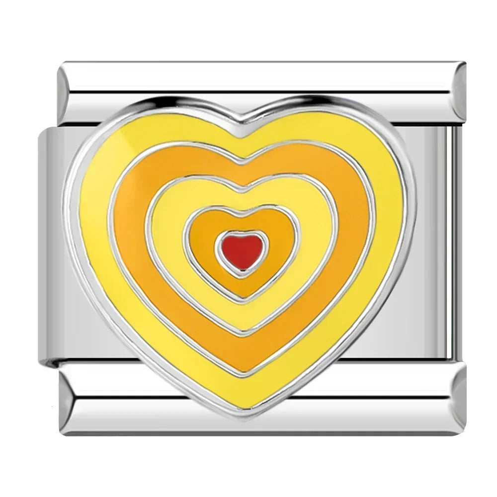 Hapiship Romantic Colour Heart Star Flwoer Tai Chi Italian Charm Links* Brand:Hapiship
* Make a Happy Bracelet !Hapiship Romantic Colour Heart Star Flwoer Tai Chi Italian Charm Links Fit 9mm Stainless Steel Bracelet Jewelry DIY Making DJ597