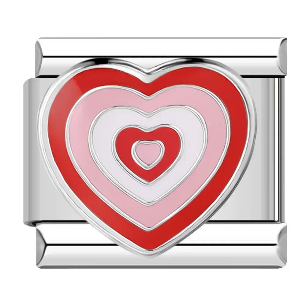 Hapiship Romantic Colour Heart Star Flwoer Tai Chi Italian Charm Links* Brand:Hapiship
* Make a Happy Bracelet !Hapiship Romantic Colour Heart Star Flwoer Tai Chi Italian Charm Links Fit 9mm Stainless Steel Bracelet Jewelry DIY Making DJ597