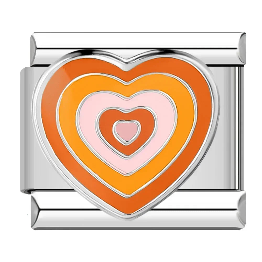 Hapiship Romantic Colour Heart Star Flwoer Tai Chi Italian Charm Links* Brand:Hapiship
* Make a Happy Bracelet !Hapiship Romantic Colour Heart Star Flwoer Tai Chi Italian Charm Links Fit 9mm Stainless Steel Bracelet Jewelry DIY Making DJ597