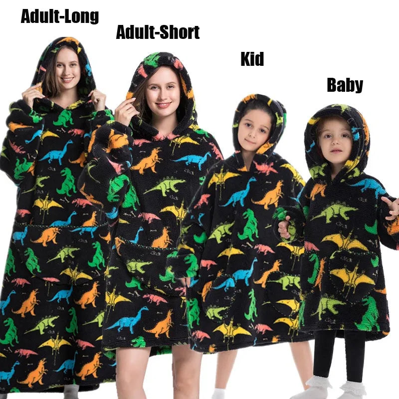 Winter Hoodies Sweatshirt Women Men Pullover Fleece Giant TV OversizedFeatures:
1.The dimenions of the wearable blanket is oversize that means very fit to anyone. Adults, teenage boys and girls can wear it easily.
2.Perfect and coWinter Hoodies Sweatshirt Women Men Pullover Fleece Giant TV Oversized Blanket