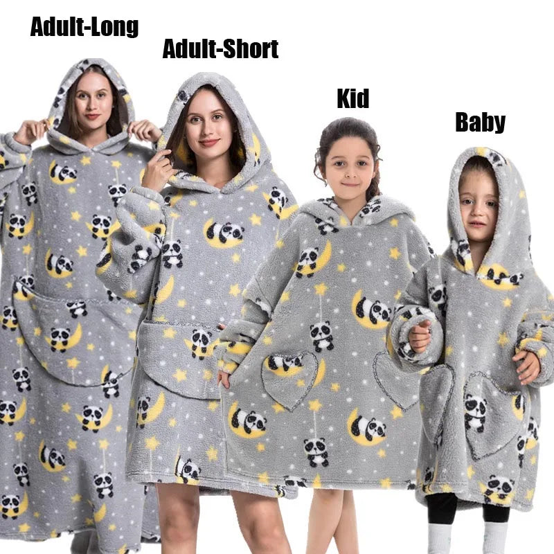 Winter Hoodies Sweatshirt Women Men Pullover Fleece Giant TV OversizedFeatures:
1.The dimenions of the wearable blanket is oversize that means very fit to anyone. Adults, teenage boys and girls can wear it easily.
2.Perfect and coWinter Hoodies Sweatshirt Women Men Pullover Fleece Giant TV Oversized Blanket