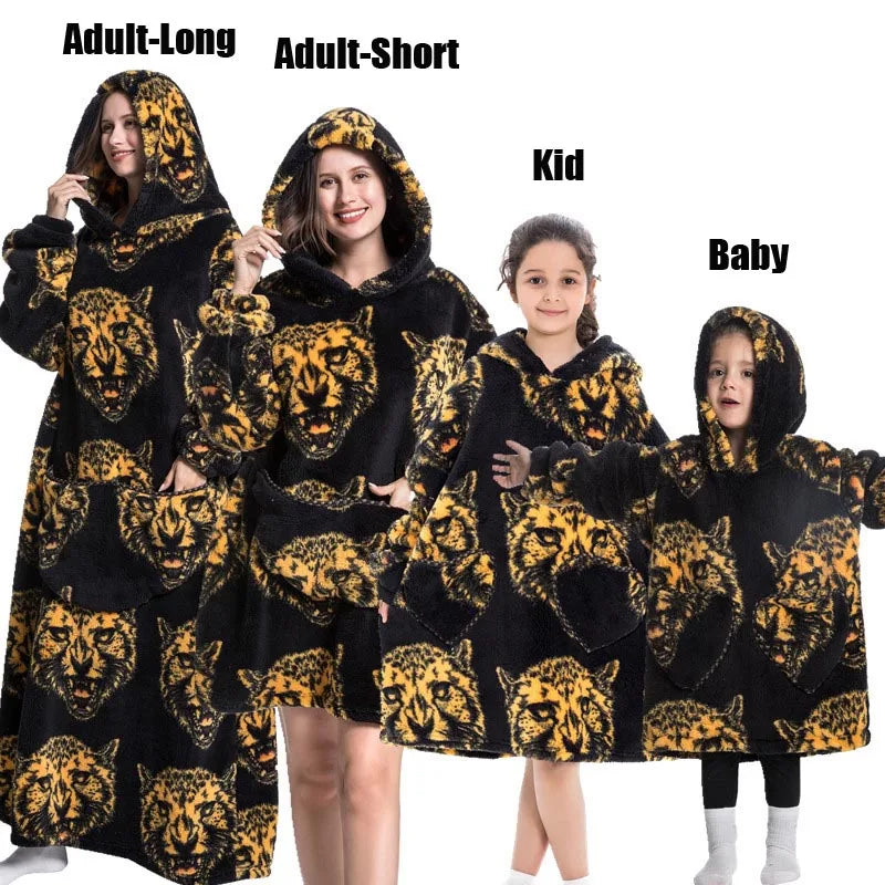 Winter Hoodies Sweatshirt Women Men Pullover Fleece Giant TV OversizedFeatures:
1.The dimenions of the wearable blanket is oversize that means very fit to anyone. Adults, teenage boys and girls can wear it easily.
2.Perfect and coWinter Hoodies Sweatshirt Women Men Pullover Fleece Giant TV Oversized Blanket