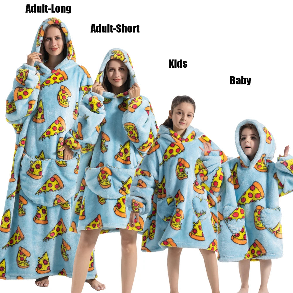Winter Hoodies Sweatshirt Women Men Pullover Fleece Giant TV OversizedFeatures:
1.The dimenions of the wearable blanket is oversize that means very fit to anyone. Adults, teenage boys and girls can wear it easily.
2.Perfect and coWinter Hoodies Sweatshirt Women Men Pullover Fleece Giant TV Oversized Blanket