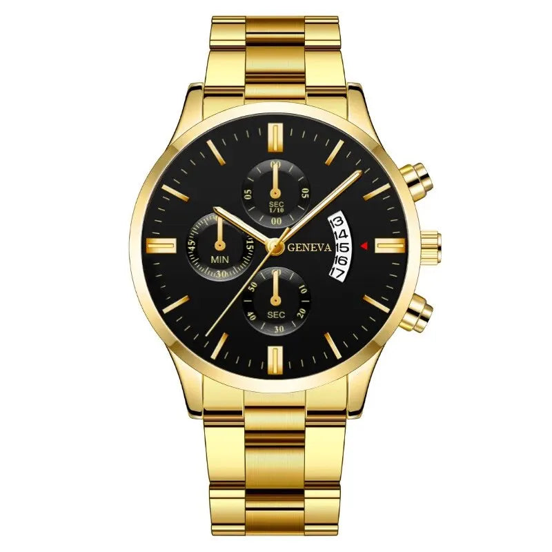 Fashion Mens Watches Luxury Silver Stainless Steel Quartz Wrist Watch • Quartz Movement :The watch is powered by a reliable quartz movement, ensuring accurate timekeeping.
• Complete Calendar :The watch features a complete calendarFashion Mens Watches Luxury Silver Stainless Steel Quartz Wrist Watch Man Business Watch
