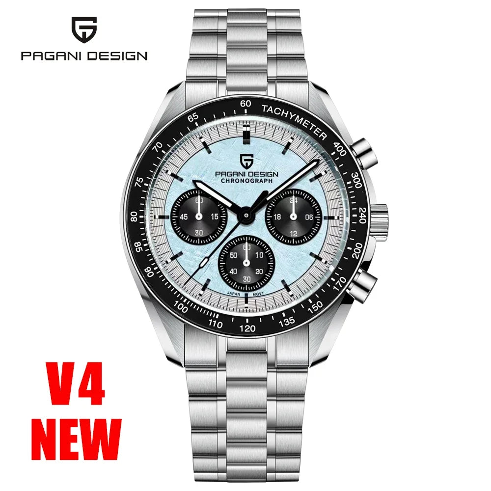PAGANI DESIGN 2024 New Men's Watches Top Luxury Quartz Watch For Men A**Newly added AR coated sapphire glas s**
PAGANI DESIGN Moon Watch: PAGANI DESIGN presents the new Moonwatch, a watch that not only gives you the feeling Men Auto Date Speed Chronograph AR Sapphire Mirror Wrist watch