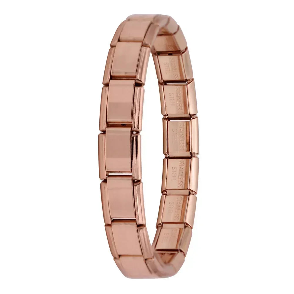 Hapiship New Women's Jewelry 9mm Width Itanlian Elastic Charm Bracelet* Brand:Hapiship
* Make a Happy Bracelet !Jewelry 9mm Width Itanlian Elastic Charm Bracelet Fashion Stainless Steel Bangle ST-