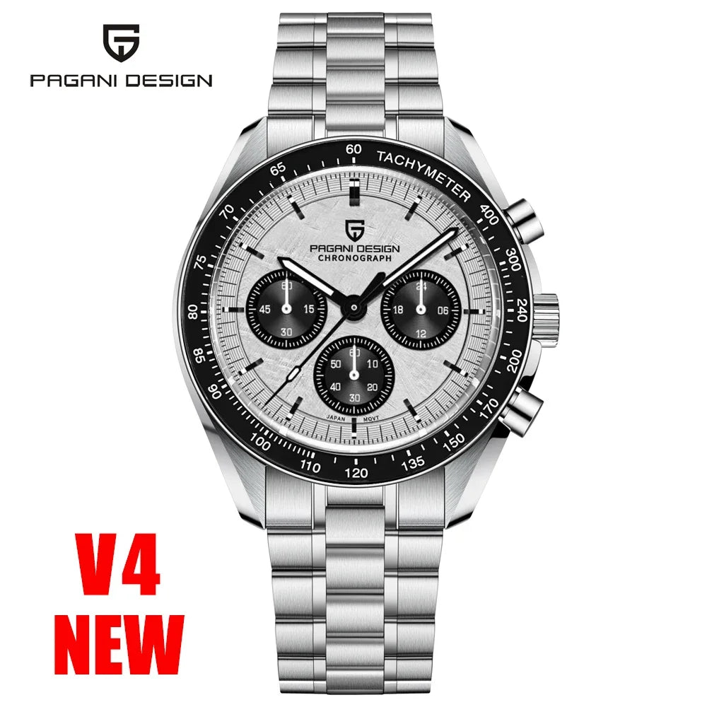 PAGANI DESIGN 2024 New Men's Watches Top Luxury Quartz Watch For Men A**Newly added AR coated sapphire glas s**
PAGANI DESIGN Moon Watch: PAGANI DESIGN presents the new Moonwatch, a watch that not only gives you the feeling Men Auto Date Speed Chronograph AR Sapphire Mirror Wrist watch