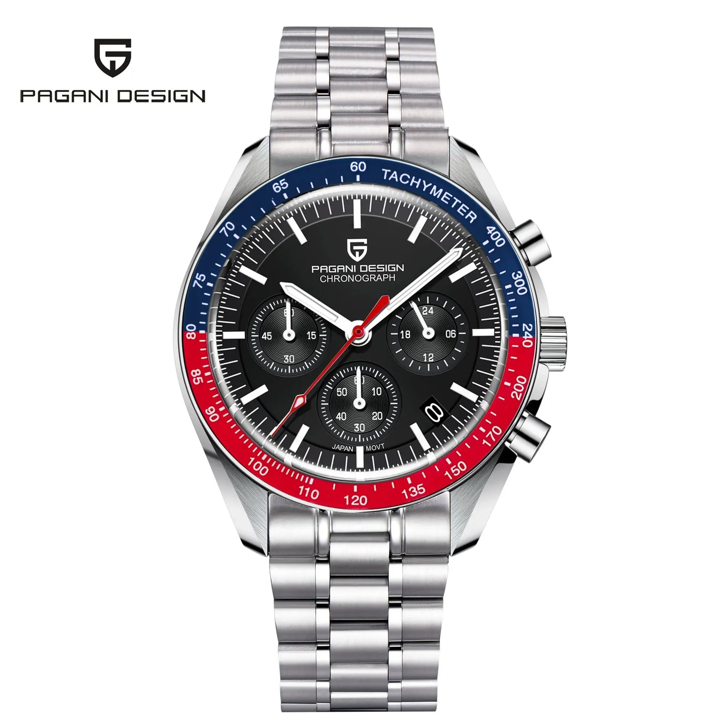 PAGANI DESIGN 2024 New Men's Watches Top Luxury Quartz Watch For Men A**Newly added AR coated sapphire glas s**
PAGANI DESIGN Moon Watch: PAGANI DESIGN presents the new Moonwatch, a watch that not only gives you the feeling Men Auto Date Speed Chronograph AR Sapphire Mirror Wrist watch