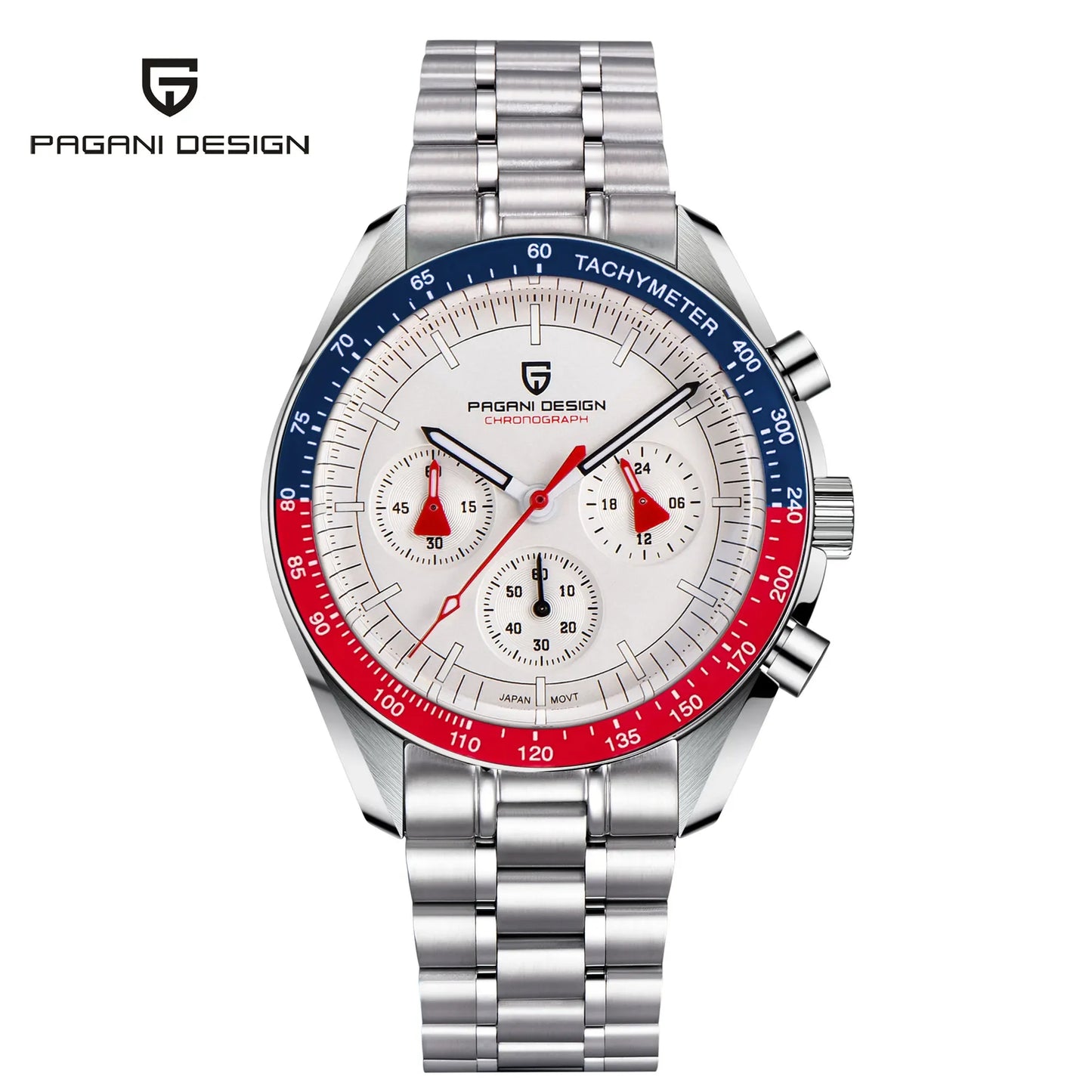 PAGANI DESIGN 2024 New Men's Watches Top Luxury Quartz Watch For Men A**Newly added AR coated sapphire glas s**
PAGANI DESIGN Moon Watch: PAGANI DESIGN presents the new Moonwatch, a watch that not only gives you the feeling Men Auto Date Speed Chronograph AR Sapphire Mirror Wrist watch
