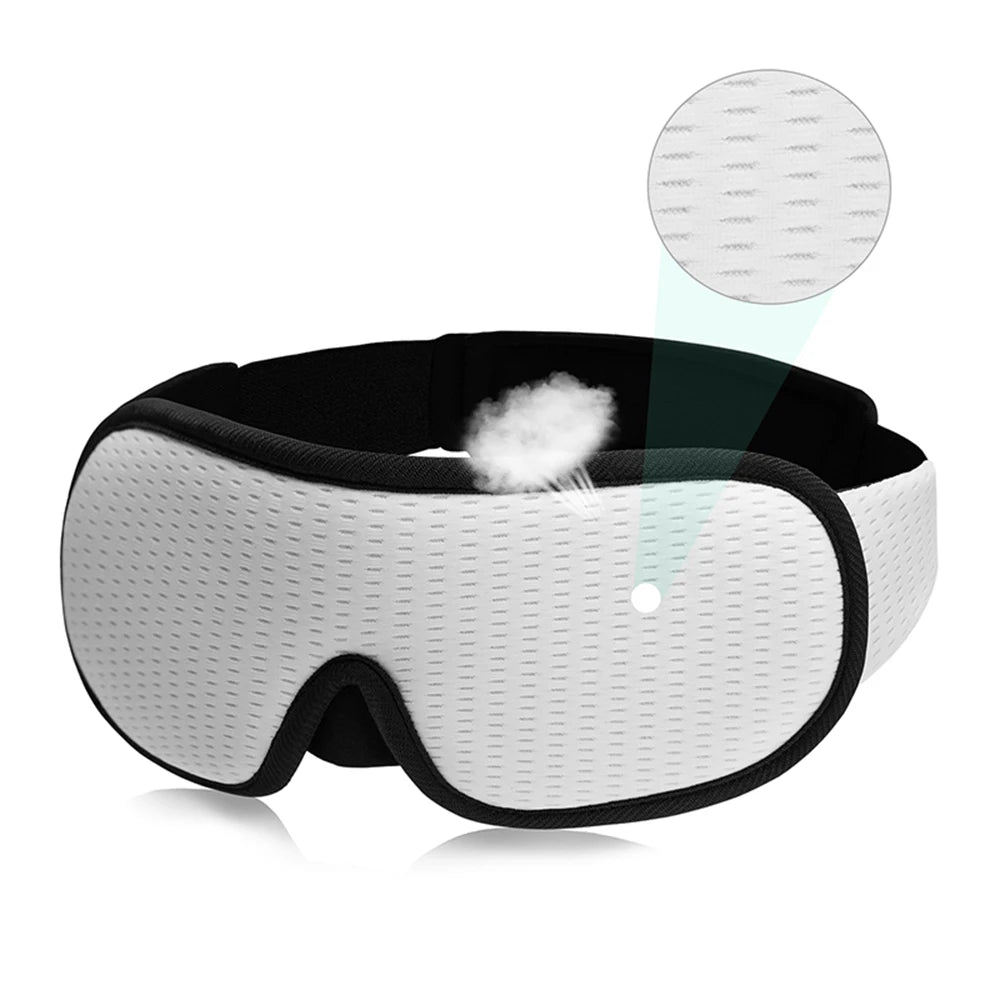 3D Sleep Mask Blindfold Sleeping Aid Eyepatch Eye Cover Sleep Patches Eyeshade Breathable Face Mask Eyemask Health Care for Rest