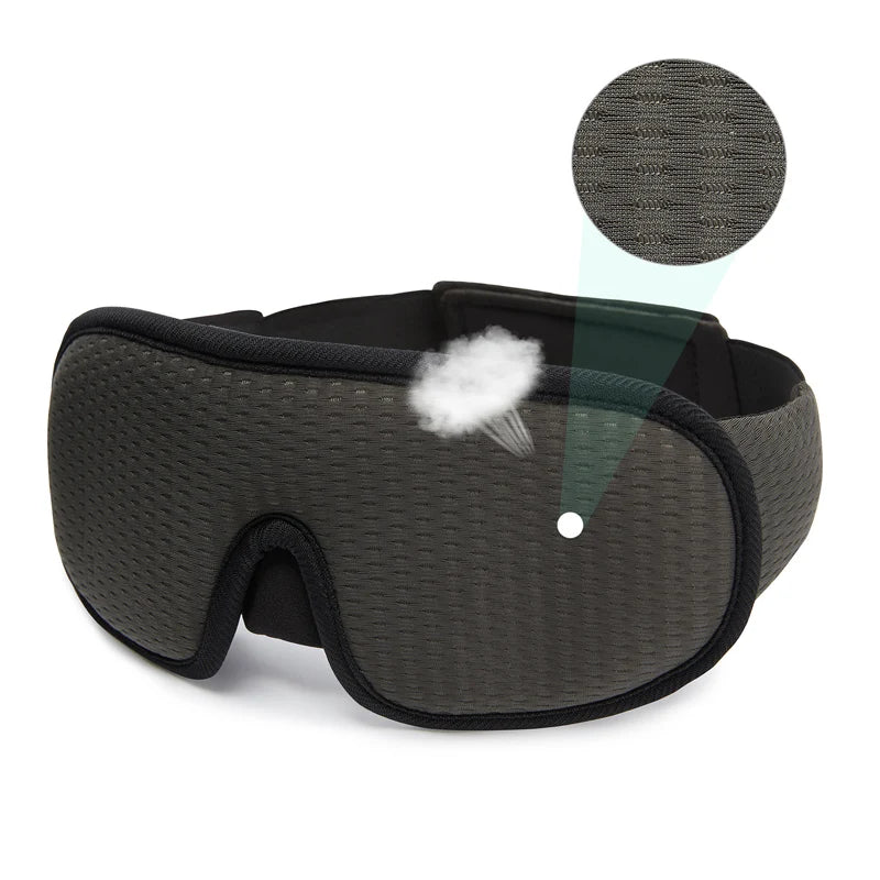 3D Sleep Mask Blindfold Sleeping Aid Eyepatch Eye Cover Sleep Patches Eyeshade Breathable Face Mask Eyemask Health Care for Rest