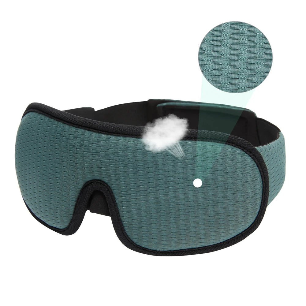 3D Sleep Mask Blindfold Sleeping Aid Eyepatch Eye Cover Sleep Patches Eyeshade Breathable Face Mask Eyemask Health Care for Rest