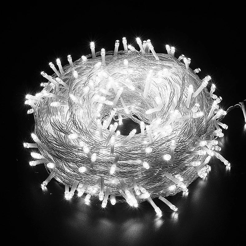 10M 100LEDs LED String Light AC 220V 110V Festoon Lamps Waterproof OutSpecification:
LED color: Red/Green/Blue/White/Warm White/RGB/Pink/Purple
LED quantity: 10m/100LEDs
Input voltage: 220V 110V
Plug standard: EU/US Plug
String Light 10M 100LEDs LED String Light AC 220V 110V Festoon Lamps Waterproof Outdoor Garland Party Holiday Christmas Wedding Decoration