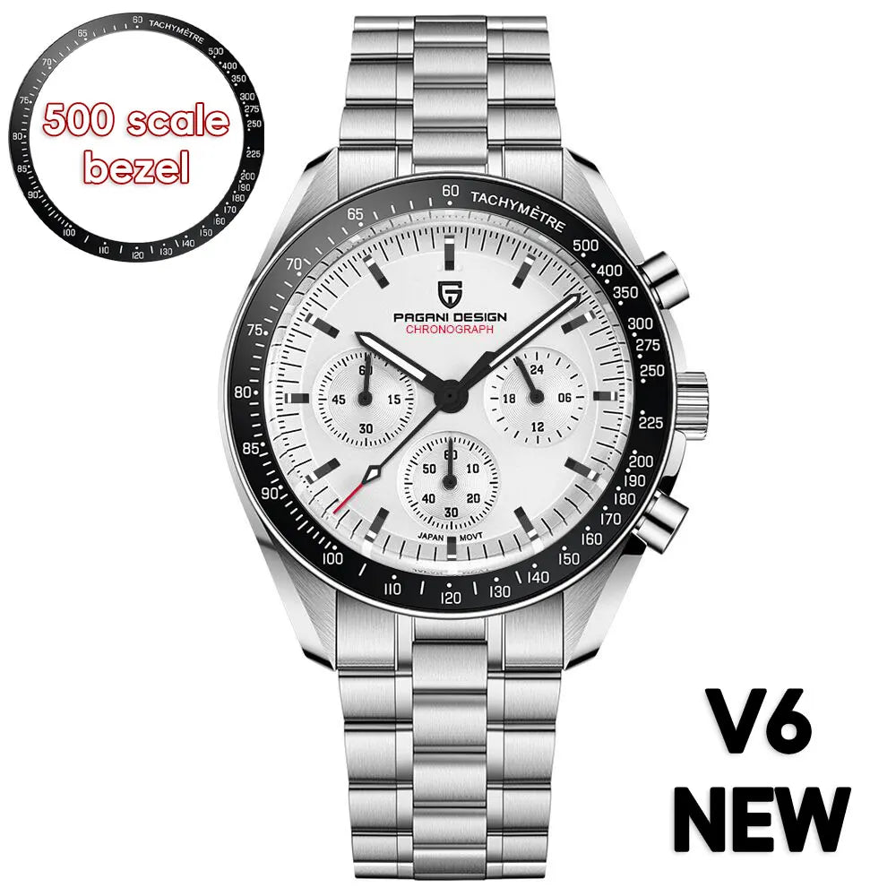 PAGANI DESIGN 2024 New Men's Watches Top Luxury Quartz Watch For Men A**Newly added AR coated sapphire glas s**
PAGANI DESIGN Moon Watch: PAGANI DESIGN presents the new Moonwatch, a watch that not only gives you the feeling Men Auto Date Speed Chronograph AR Sapphire Mirror Wrist watch
