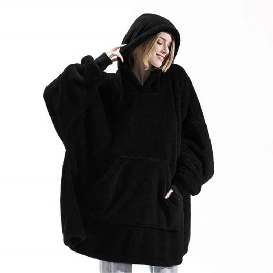 Hoodies Winter Warm Comfort Flannel Blanket with Sleeves Oversized WomPlease note: When purchasing a size, please measure the length of the foot and choose the size according to the length of the foot. Friends with wide or fat feet areSleeves Oversized Women Men Pullovers Thicken Fleece Giant TV Blanket Home wear