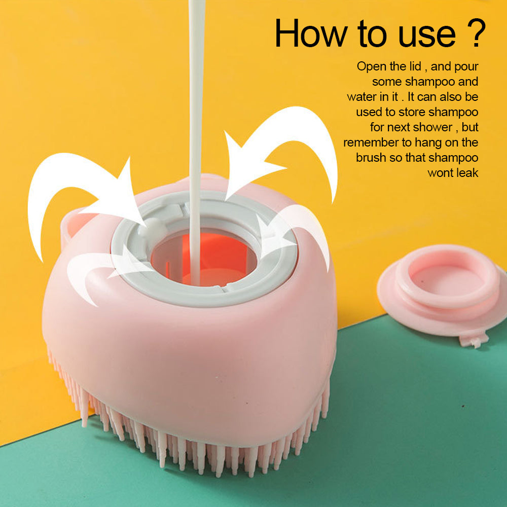 Soft Silicone Dog BrushThe Soft Silicone Dog Brush is the perfect solution for keeping your furry friend clean and well-groomed. Made from soft silicone, this brush is gentle on your pet'sSoft Silicone Dog Brush