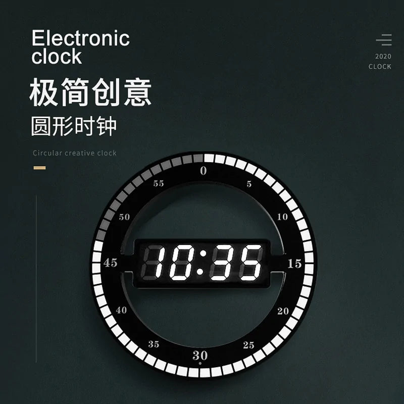 Digital Wall ClockUpgrade your timekeeping game with our LED Digital Wall Clock! Sleek, modern, and oh-so-convenient, this clock is the perfect addition to any home or office. With itDigital Wall Clock