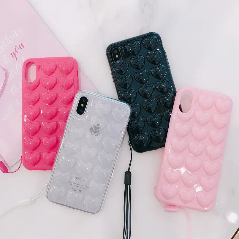 Love Heart Phone Case for PhoneShow Your Love with the 3D Love Heart Phone Case for iPhoneExpress your affection and style with the 3D Love Heart Phone Case for iPhone, featuring an eye-catching dLove Heart Phone Case