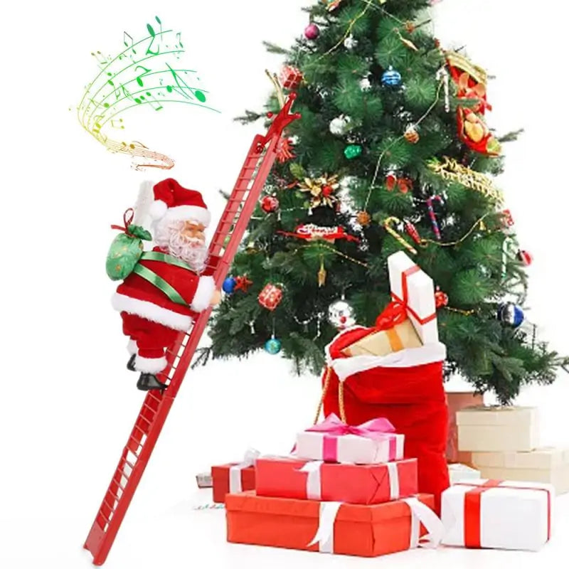 Electric Climbing Santa DollBring Joy to Your Home with Electric Climbing Santa Doll Experience the delight of Santa Claus climbing your Christmas tree with our charming electric climbing SantaElectric Climbing Santa Doll