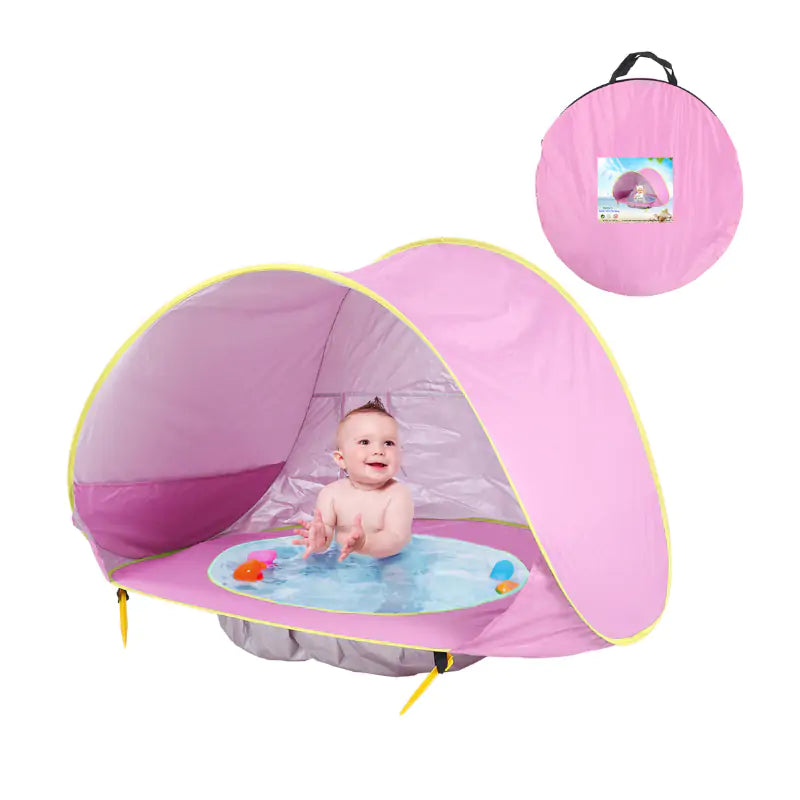 Baby Beach TentUltimate Sun Protection:Keep your little one safe from harmful UV rays with our Baby Beach Tent. Featuring UPF 50+ fabric, it provides superior sun protection, ensurBaby Beach Tent